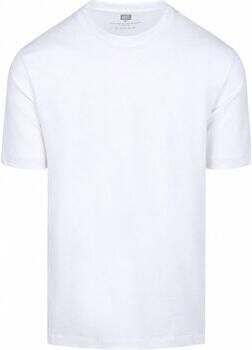 Alan Red T-shirt Korte Mouw Venice T-Shirt Heavy Jersey Wit