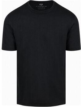Alan Red T-shirt Korte Mouw Venice T-Shirt Heavy Jersey Zwart