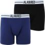 Alan Red Boxers Boxer Donkerblauw 2Pack - Thumbnail 1