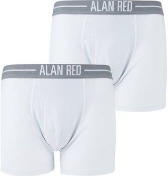 Alan Red Boxers Boxershort Wit 2Pack