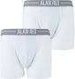 Alan Red Boxers Boxershort Wit 2Pack - Thumbnail 1