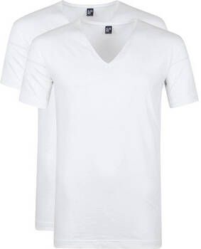 Alan Red T-shirt T-Shirt Extra Diepe V-Hals Stretch
