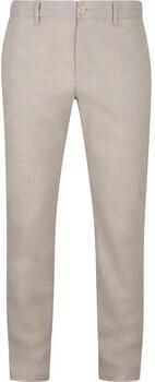 Alberto Broek Lou Chino Glencheck Beige