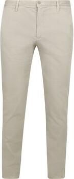 Alberto Chino Broek Rob Stretch Chino Greige