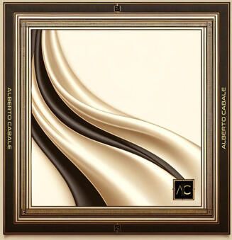 Alberto Cabale Sjaal Kleine zijden sjaal Paint Cléo - Foto 1