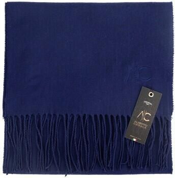Alberto Cabale Sjaal Marineblauwe kasjmier sjaal Dolce Caldo