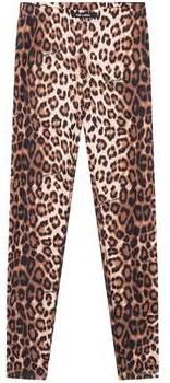 Alix the Label skinny regular waist legging met panterprint bruin - Foto 8