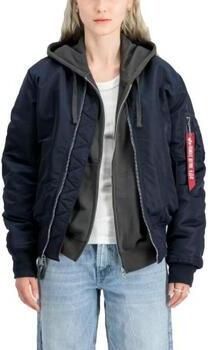 Alpha industries Omkeerbare Bomberjas Blauw Oranje Nylon Ritssluiting Blauw