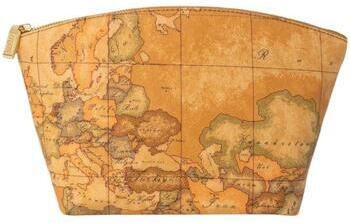 Alviero Martini 1a Classe Beige Rits Tas Katoen Leer Polyurethaan Beige Dames - Foto 2