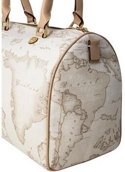 Alviero Martini 1a Classe Witte leren handtas met polyurethaan afwerking White Dames