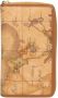 Alviero Martini 1a Classe Geo Classic Damesportemonnee met Meerdere Compartimenten Beige Dames - Thumbnail 1
