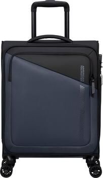 American Tourister trolley Daring Dash 55 cm. Expandable zwart grijs