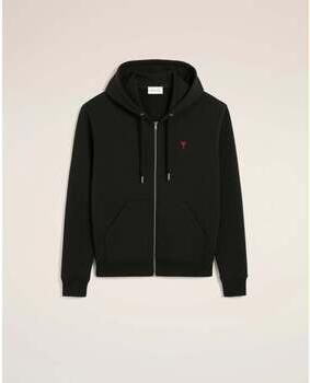 Ami Paris Capuchon sweaters Ami de Coeur Hoodie met rits