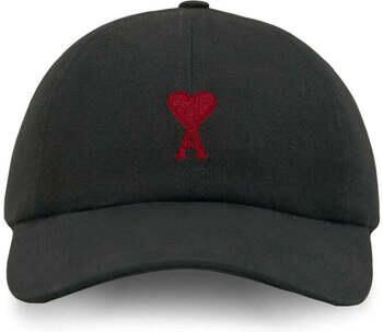 Ami Paris Geborduurde Pet Verstelbare Band Logo Black