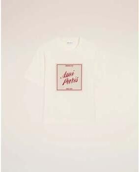 Ami Paris T-shirt Korte Mouw Heritage Print