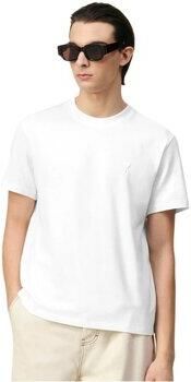 Ami Paris T-shirt met reliëflogo White Dames