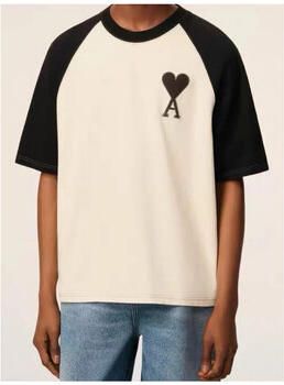 Ami Paris T-shirt T-SHIRT UTS351.726 IVOIRE