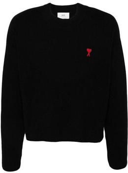 Ami Paris Trui SWEATSHIRT UKS046 KN0042 001 BLACK