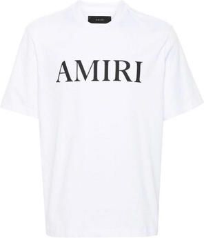 Amiri T-shirt Korte Mouw CORE LOGO TEE AMJYTE1073 001 WHITE