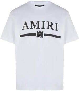 Amiri T-shirt Korte Mouw M.A BAR TEE WHITE