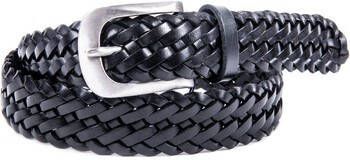 Anderson's Riem Cintura Intrecciata Pelle Nera