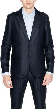 Antony Morato Slim fit 2-knoops colbert van een mix van linnen en viscose met klepzakken