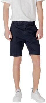 Antony Morato Korte Broek MARK SLIM FIT WITH LOGOED RUBBER FLAG MMSH00202-FA800197