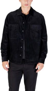 Antony Morato Overhemd Lange Mouw REGULAR FIT WITH LOGOED METAL BADGE MMSL00770-FA300030