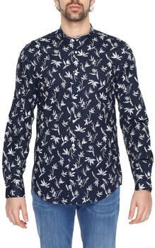 Antony Morato Katoenen Lange Mouwen Shirt Lente Zomer Collectie Blue Heren
