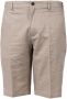Antony Morato Eenvoudige Linnen Shorts met Rits en Knoop Beige Heren - Thumbnail 1