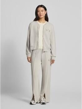 Armani Exchange straight fit sweatpants van elastische viscosemix - Foto 4