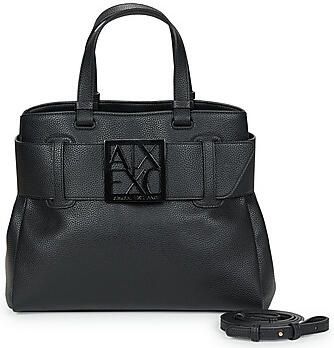 Armani Exchange Stijlvolle Middelgrote Tassen in Polyester Black Dames - Foto 8