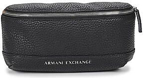 Armani Exchange Zwarte tassen met ritssluiting Black Heren