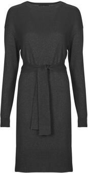 Armani Exchange Knielange gebreide jurk met effectgaren