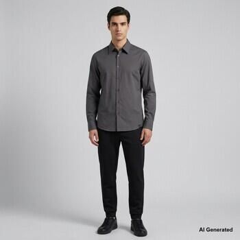 Armani Exchange Overhemd Lange Mouw Shirt