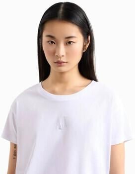 Armani Exchange Stijlvolle High-Waisted Tailored Shorts White Dames - Foto 7