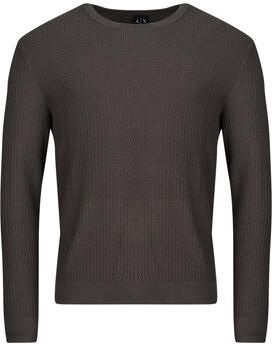 Armani Exchange T-shirt met labelprint en ronde hals - Foto 4