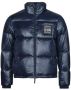 Armani Exchange Zwarte jas met ritssluiting en lange mouwen Black Heren - Thumbnail 1