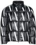 Armani Exchange Zwarte Pufferjas met Opstaande Kraag Black Heren - Thumbnail 1