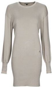 Armani Exchange Knitted Dresses Beige Dames