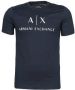 Armani Exchange Blauw T-shirt 8Nztcj Z8H4Z 1510 Blue Heren - Thumbnail 2