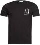 Armani Exchange Klassiek Zwart Kortemouw T-Shirt Black Heren - Thumbnail 1