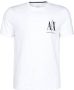 Armani Exchange Short Sleeve Shirts White Heren - Thumbnail 2