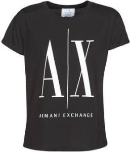 Armani Exchange T-Shirt 8Nytcx Yjg3Z Zwart Dames