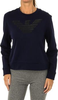 Emporio Armani Lange Mouw Jersey Top Blue Dames