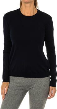 Armani Jeans Navy Lange Mouw Jersey Klassiek Ontwerp Blue Dames