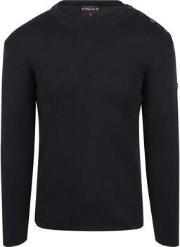 Armor Lux Sweaters Marin Goulenez Trui Merinowol Navy