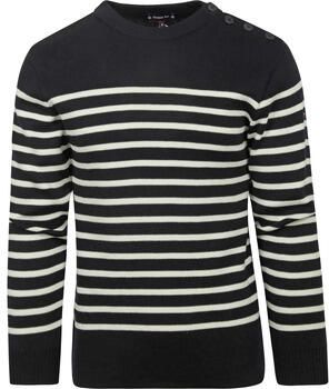 Armor Lux Sweaters Paimpol Trui Wol Strepen Navy