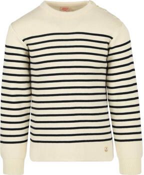 Armor Lux Sweaters Molène Trui Wol Strepen Ecru - Foto 2