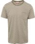 Armor Lux T-shirt T-Shirt Linnen Strepen Groen - Thumbnail 1